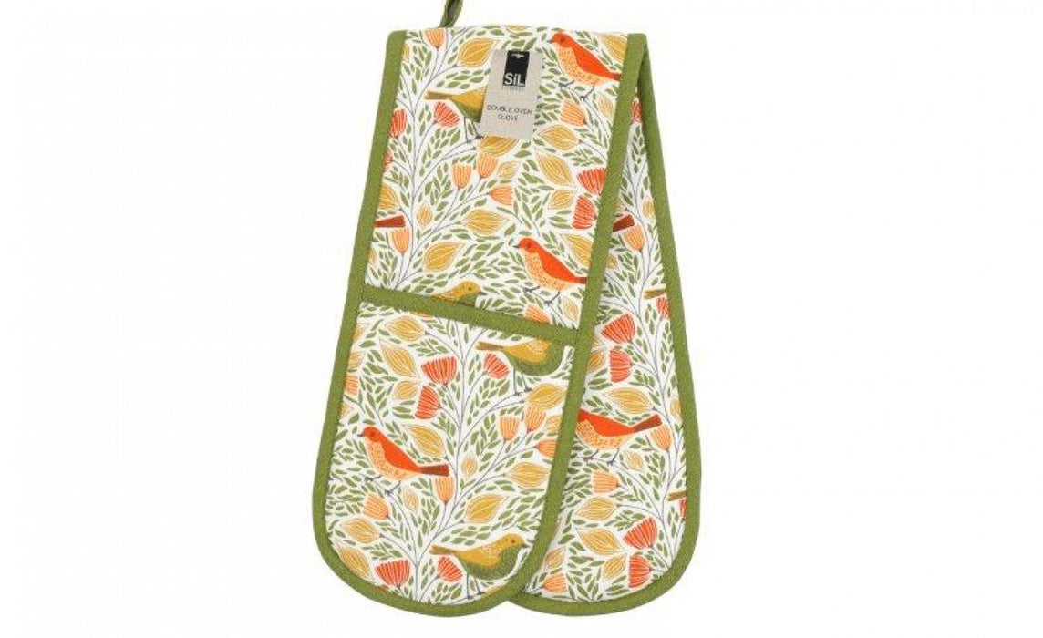 SIL Double Oven Glove - Songbird