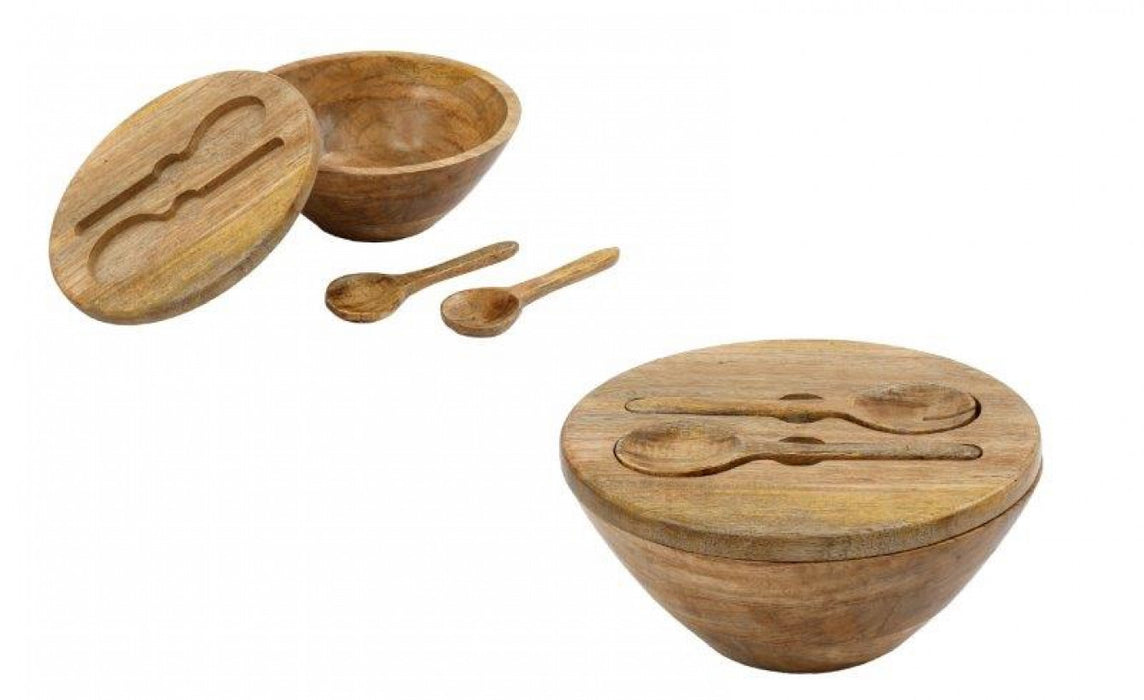 Sifcon Bowl with Lid and Serving Utensils