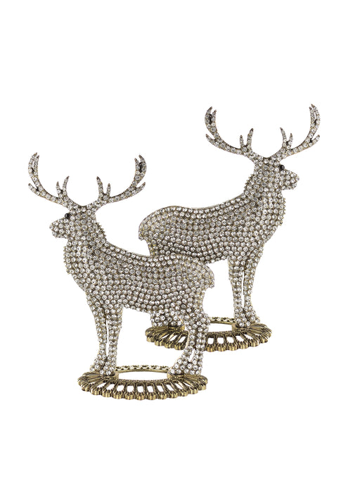 Hot Tomato Monarch Stag Gold/Clear Home Ornament