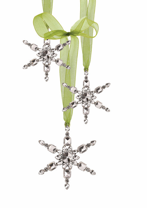 Hot Tomato Stella Snowflake Home Ornament