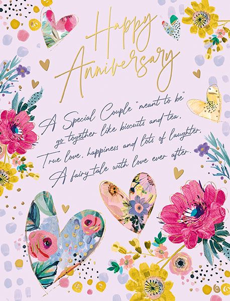 Words N Wishes 'Happy Anniversary' Card