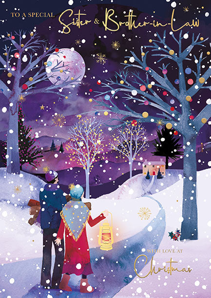 Words N Wishes 'To A Special Sister & Brother In Law' Christmas Card