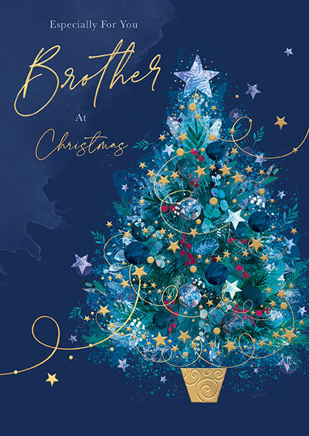 Words N Wishes 'Especially For You Brother' Christmas Card