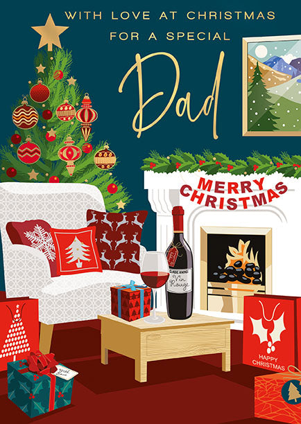 Words N Wishes 'For A Special Dad' Christmas Card