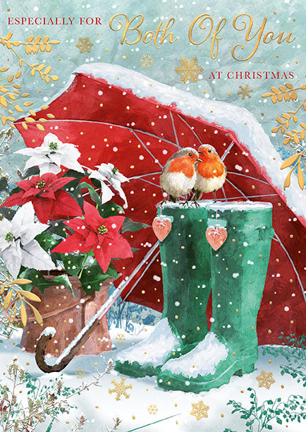 Words N Wishes 'Especially For Both Of You' Christmas Card