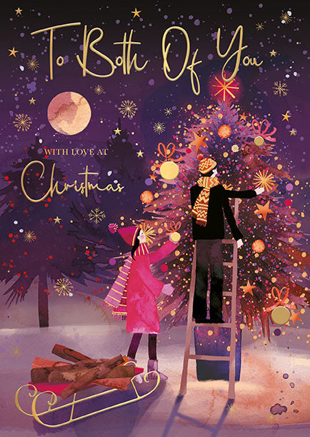 Words N Wishes 'To Both Of You' Christmas Card