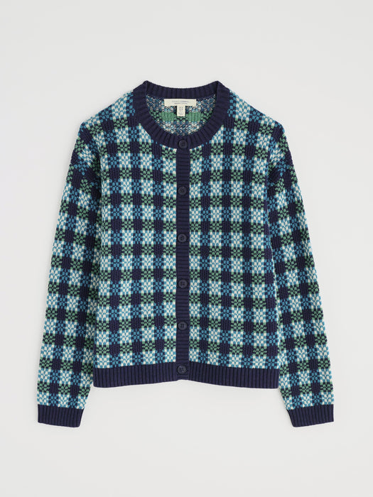 Seasalt Women's Kensa Cardigan In Circlet Maritime Emulsion