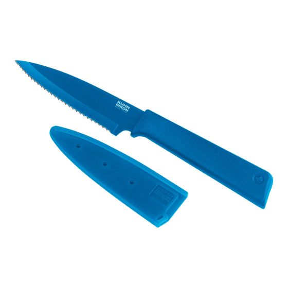 Kuhn Rikon Colori®+ Serrated Paring Knife Blue