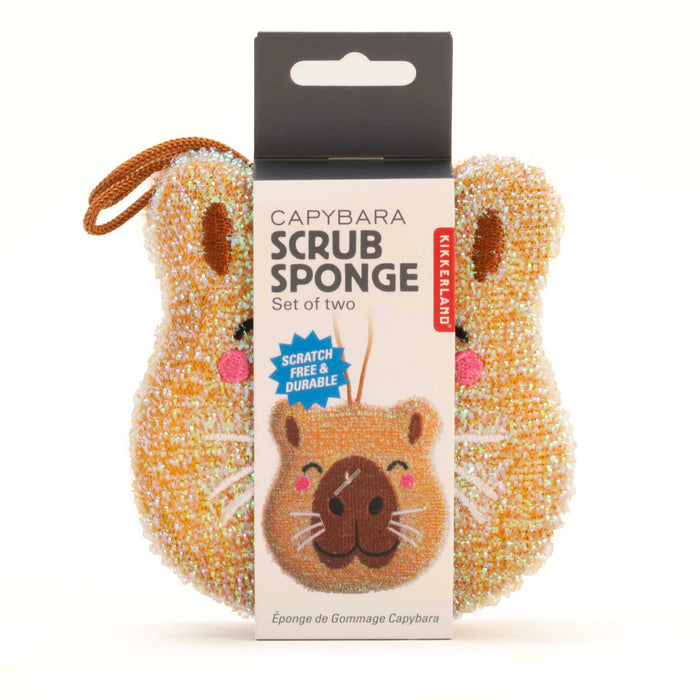 Kikkerland Capybara Scrub Sponge