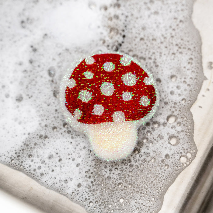 Kikkerland Mushroom Scrub Sponge