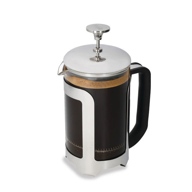 La Cafetière Roma Cafetiere, 6-Cup, Stainless Steel Finish