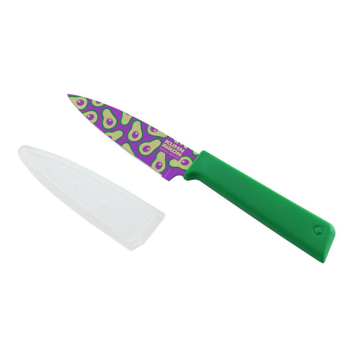 Kuhn Rikon Colori®+ Funky Fruit Paring Knife Avocado