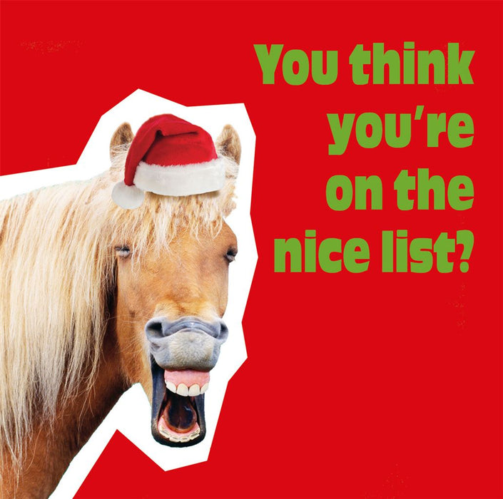 Nigel Quiney 'You Think You're On The Nice List!' Christmas Card