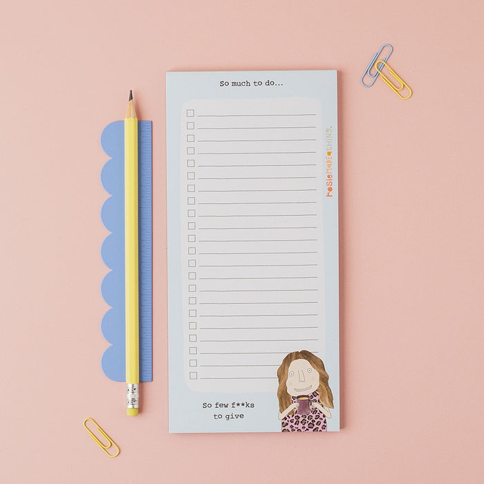Rosie Made A Thing Listy Jot - So Much
