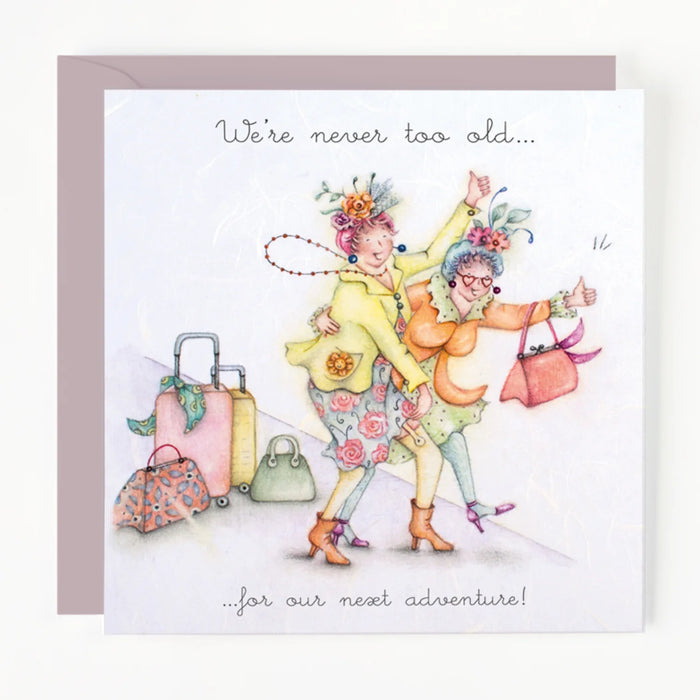 Berni Parker 'Next Adventure' Birthday Card