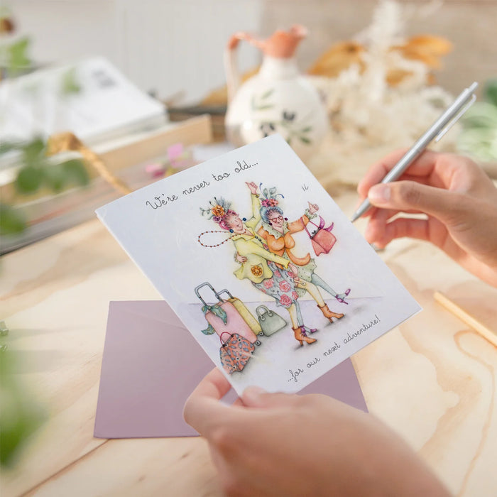 Berni Parker 'Next Adventure' Birthday Card