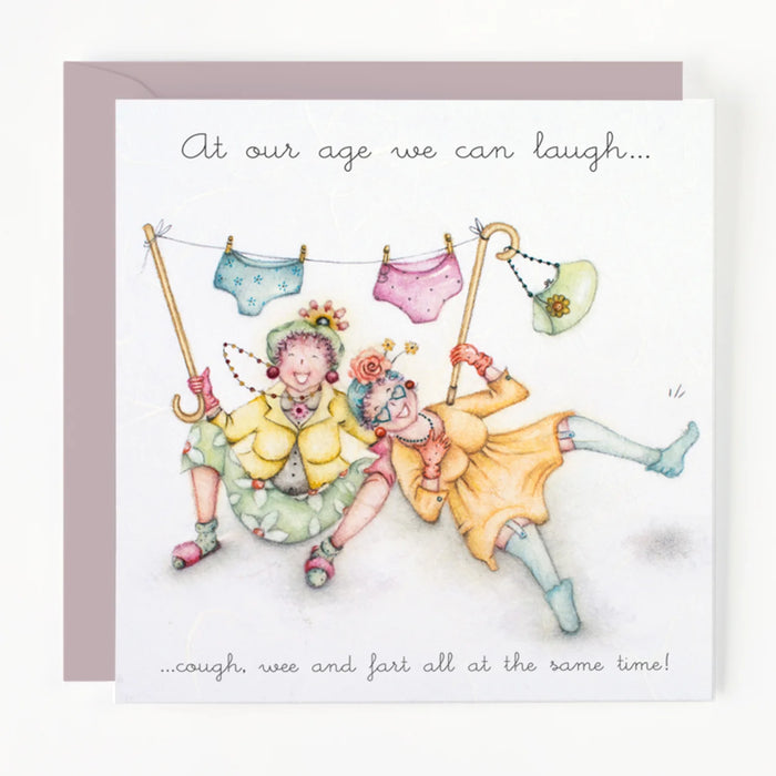 Berni Parker 'Cough, Wee And Fart' Birthday Card