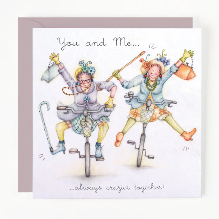 Berni Parker 'Crazier Together' Birthday Card