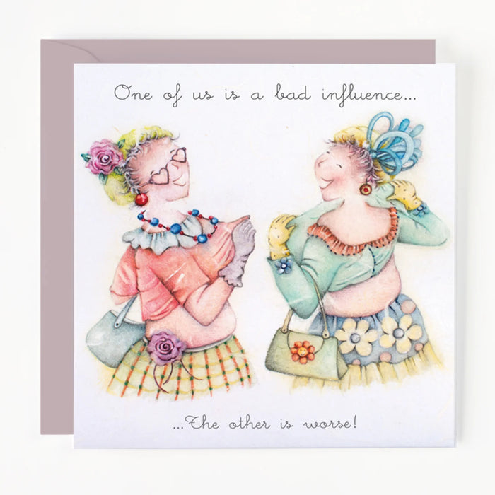 Berni Parker 'Bad Influence' Birthday Card