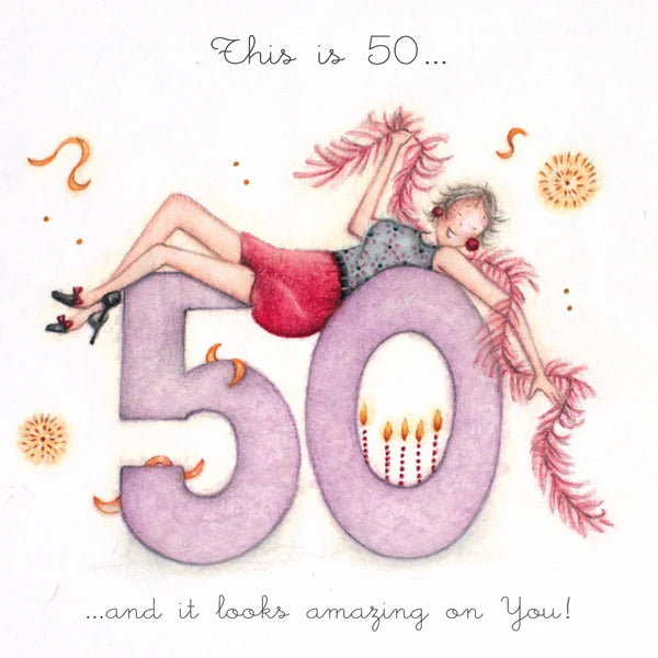 Berni Parker 'This is 50' Birthday Card