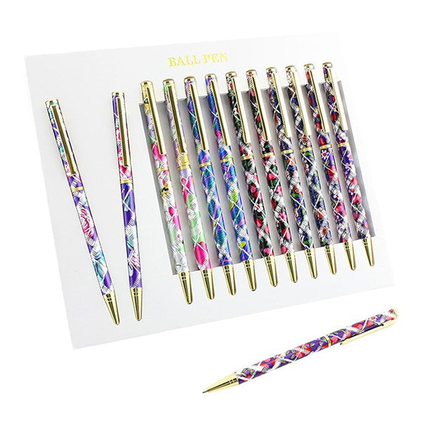 Laser Cut Floral Swirl Pen