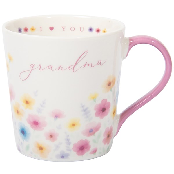 Ceramic I Love You Collection Mug Grandma