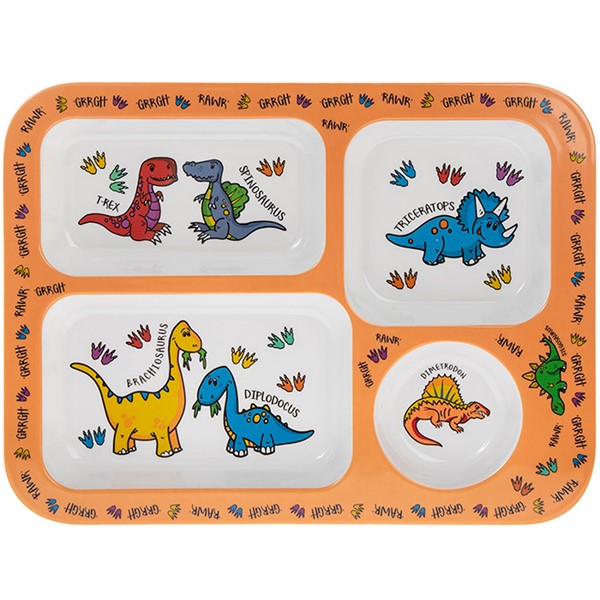 Little Stars Dinosaur Lunch Tray