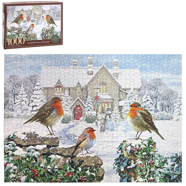 Macneil Wooden Puzzle 1000pcs Robins