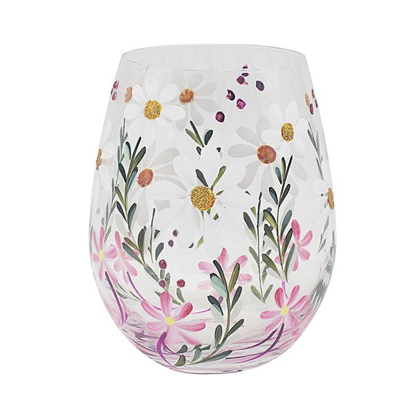 Hand Painted Handpainted Stemless Daisies