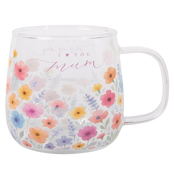 Madeline Design I Love You Mum Glass Cup