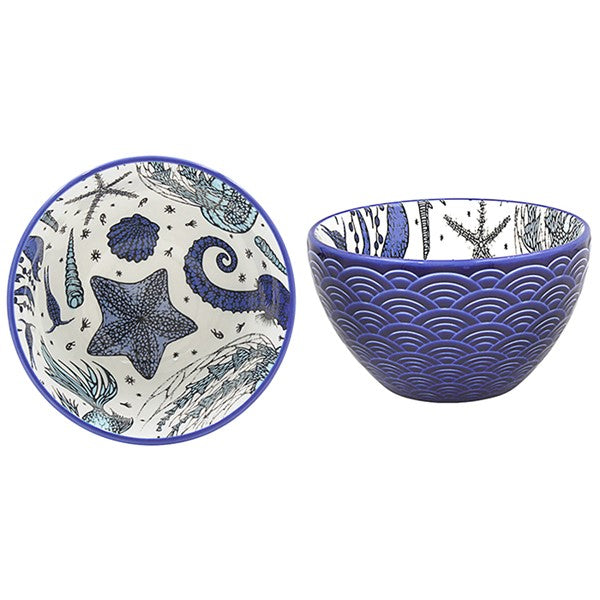 Sealife Ceramic Bowl 4.5"