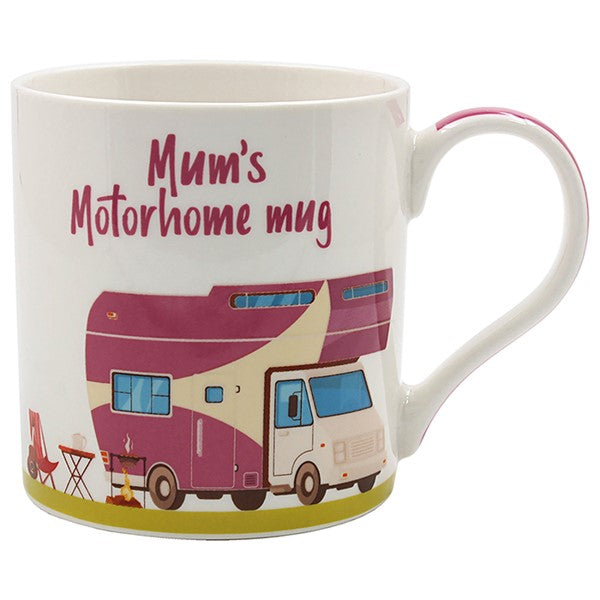 Mum's Motorhome Mug Pink