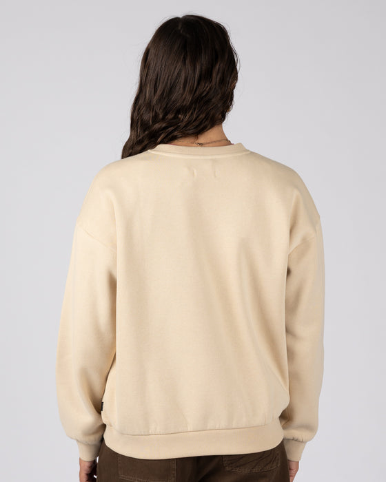 Saltrock Women's Perfect Set Womens Oversized Sweatshirt In Cream