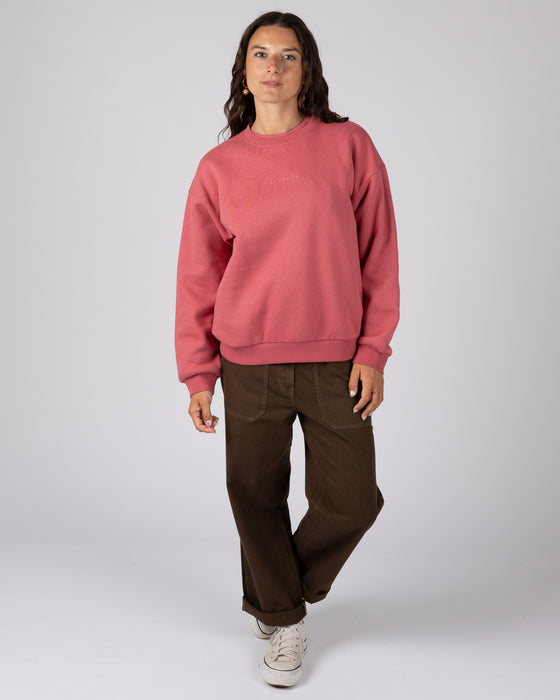 Saltrock Women's Perfect Set Womens Oversized Sweatshirt in Pink