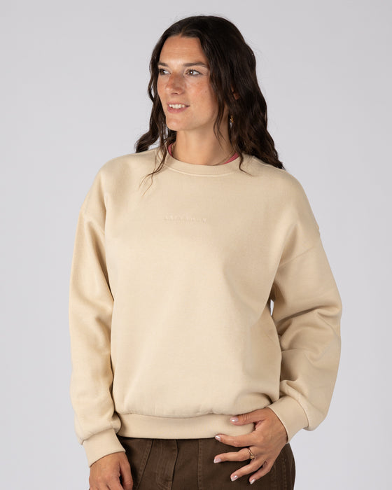 Saltrock Women's Perfect Set Womens Oversized Sweatshirt In Cream