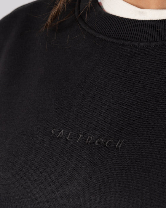 Saltrock Women's Perfect Set Womens Oversized Sweatshirt In Black