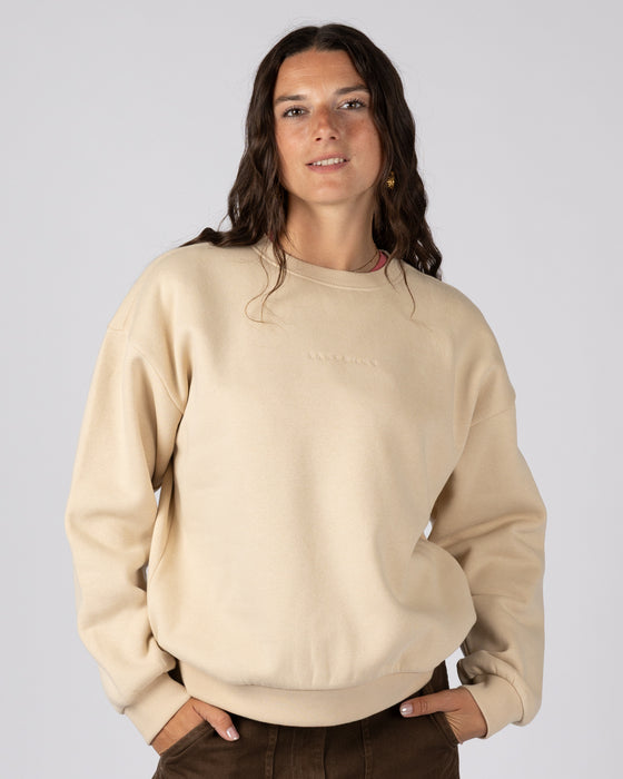 Saltrock Women's Perfect Set Womens Oversized Sweatshirt In Cream