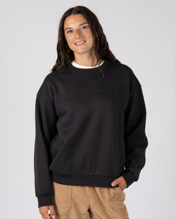 Saltrock Women's Perfect Set Womens Oversized Sweatshirt In Black