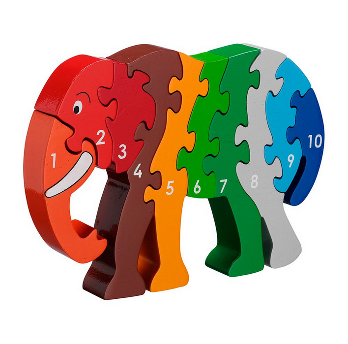Lanka Kade Elephant Number 1-10 Jigsaw