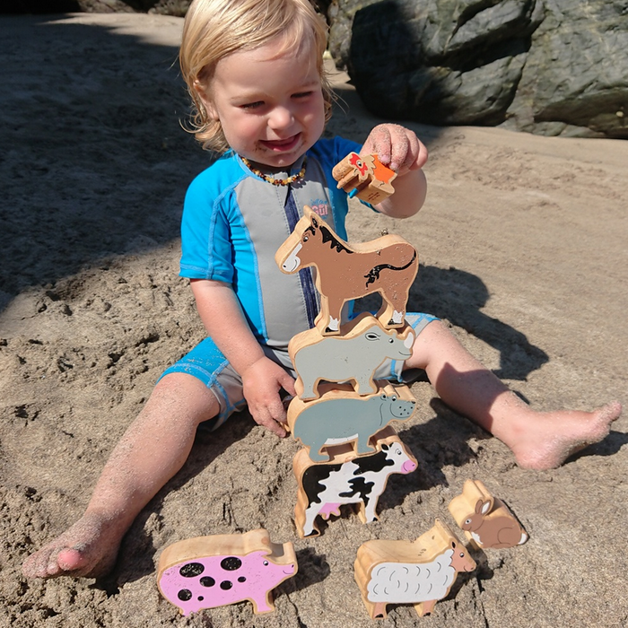 Lanka Kade Wooden Toy Natural Brown Duck