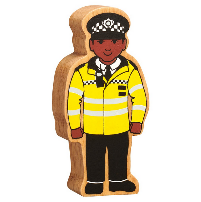 Lanka Kade Wooden Yellow & Black Policeman