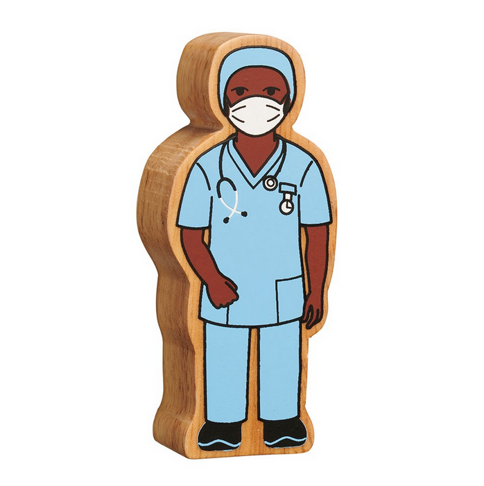 Lanka Kade Wooden Blue Scrub Nurse
