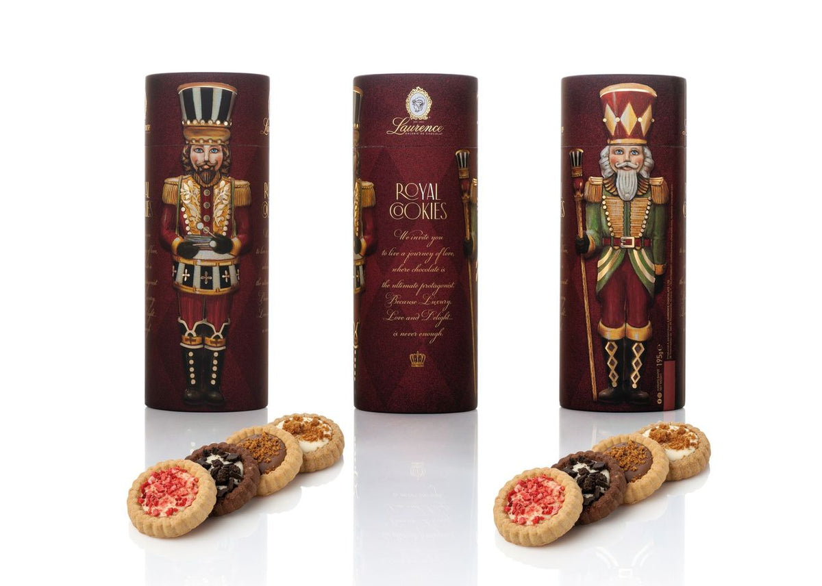 Laurence Nutcracker Mixed Flavour Cookie Tube — Maple Gifts