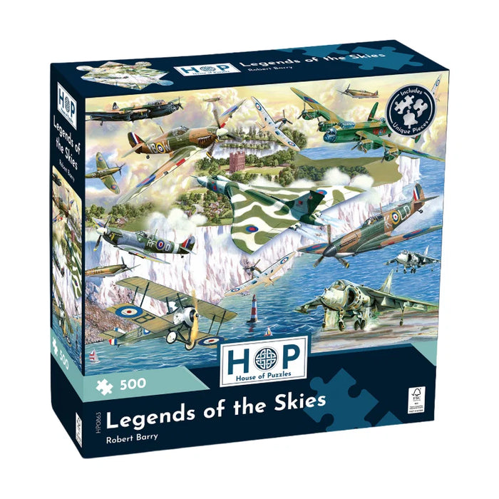 House of Puzzles Legends of the Skies 500 Piece Jigsaw Puzzle