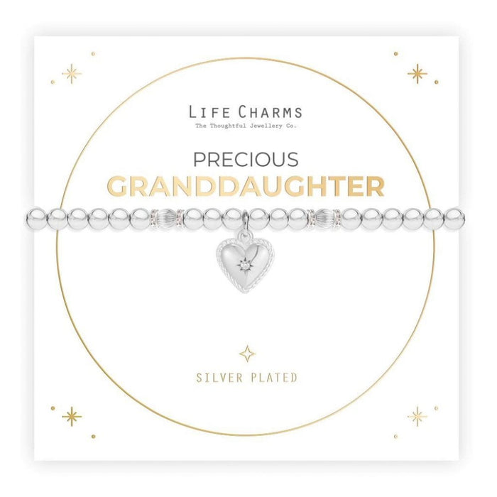 Life Charms Precious Granddaughter Christmas Sleeve Bracelet