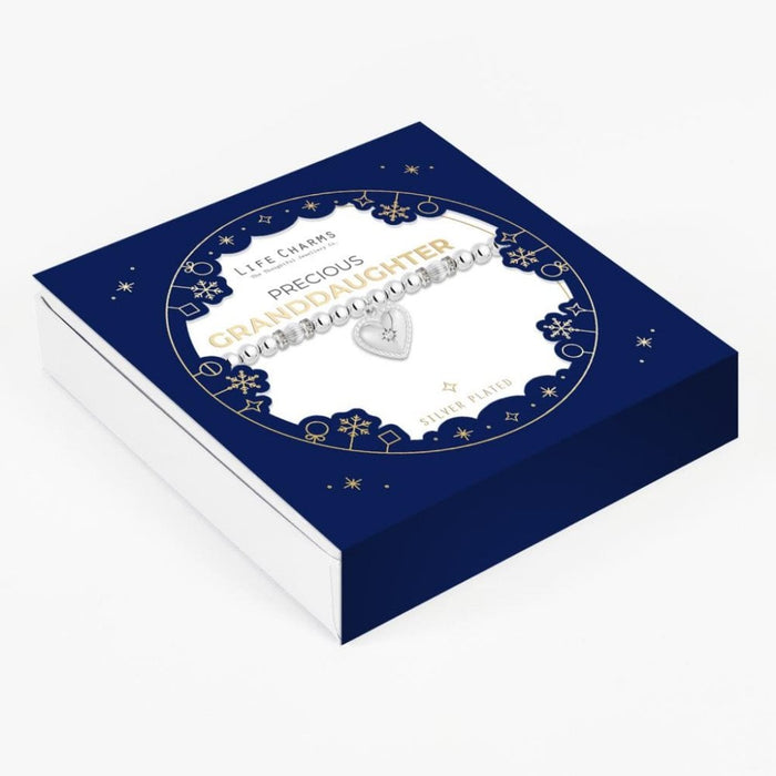 Life Charms Precious Granddaughter Christmas Sleeve Bracelet