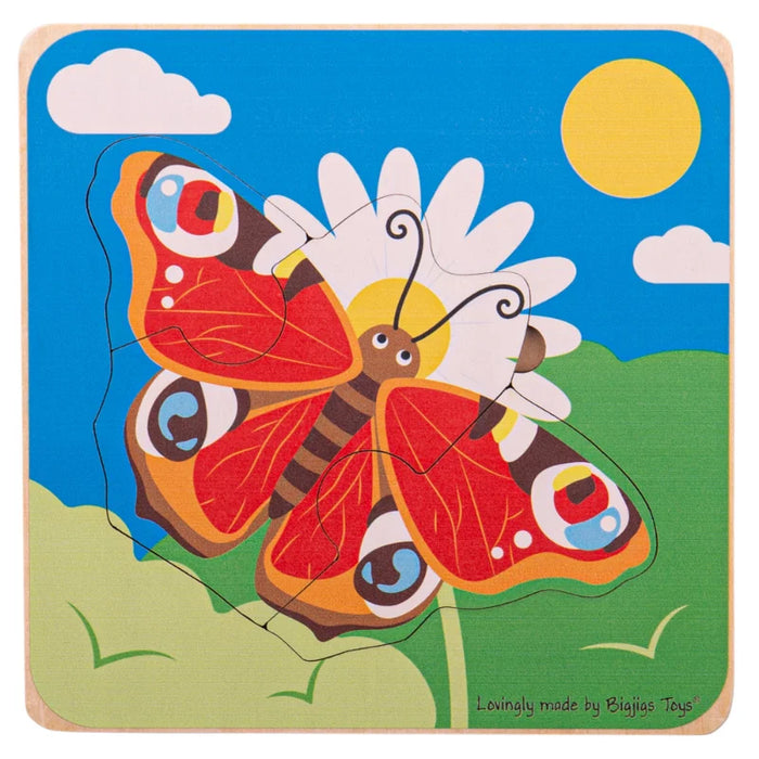 Bigjigs Toys Lifecycle Layer Puzzle - Butterfly