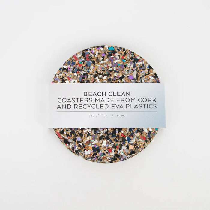 Liga Beach Clean Round Coasters 4 Pack