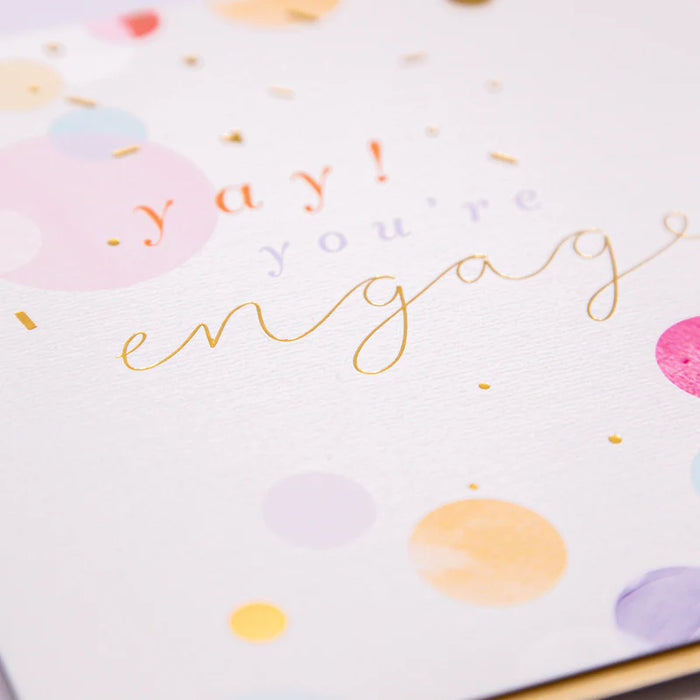 Whistlefish Confetti Engagement Card