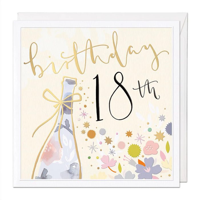 Whistlefish 18th Luxury Birthday Card